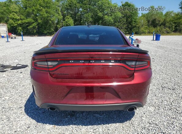 2C3CDXCT8PH580432 2023 DODGE CHARGER Burgundy Vista trasera