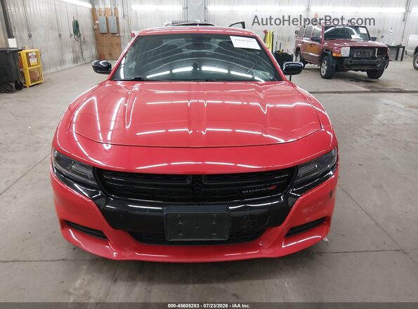 2C3CDXCT9GH216147 2016 DODGE CHARGER Red უკანა სალონის ხედი