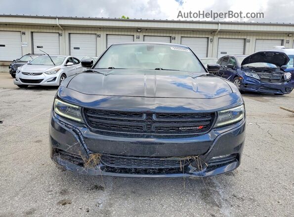 2C3CDXCT9HH576424 2017 DODGE CHARGER Black Դիմացի տեսք