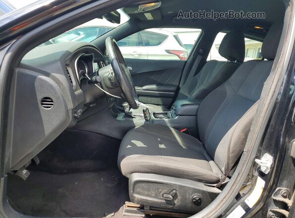2C3CDXCT9HH576424 2017 DODGE CHARGER Black Սալոնի դիմացի տեսք
