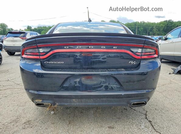 2C3CDXCT9HH576424 2017 DODGE CHARGER Black Հետևի տեսք
