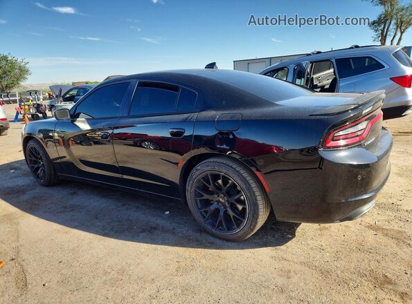 2C3CDXCT9HH614055 2017 DODGE CHARGER Черный Задняя левая четверть