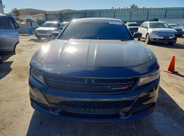 2C3CDXCT9HH614055 2017 DODGE CHARGER Черный Вид спереди