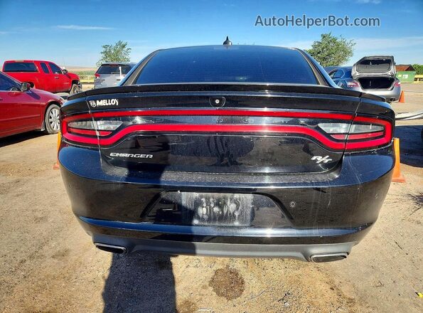 2C3CDXCT9HH614055 2017 DODGE CHARGER Черный Вид сзади