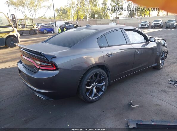 2C3CDXCT9HH643944 2017 DODGE CHARGER Серый Задняя правая четверть