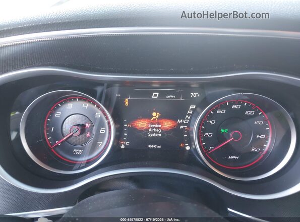 2C3CDXCT9HH643944 2017 DODGE CHARGER Серый Вид задних сидений