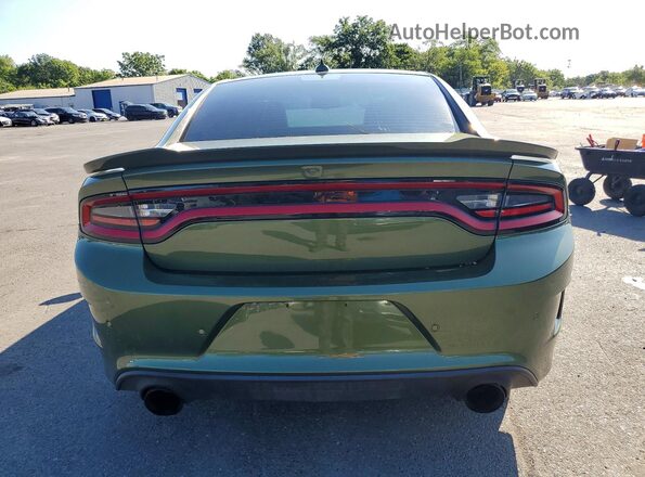 2C3CDXCT9LH208575 2020 DODGE CHARGER Green Rear view