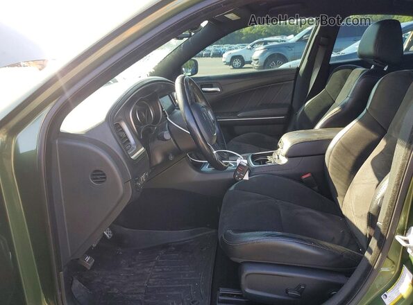 2C3CDXCT9LH208575 2020 DODGE CHARGER Green Front interior view