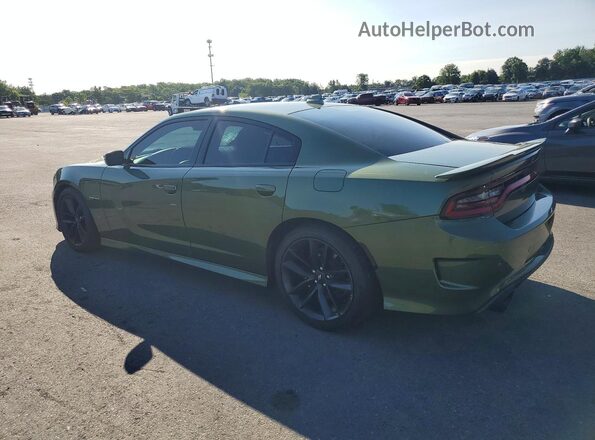 2C3CDXCT9LH208575 2020 DODGE CHARGER Green Rear left