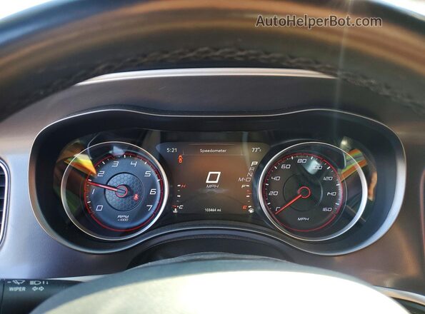 2C3CDXCT9LH208575 2020 DODGE CHARGER Green Instrument cluster view