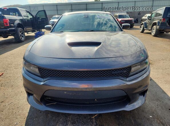 2C3CDXCT9LH248039 2020 DODGE CHARGER Charcoal Դիմացի տեսք