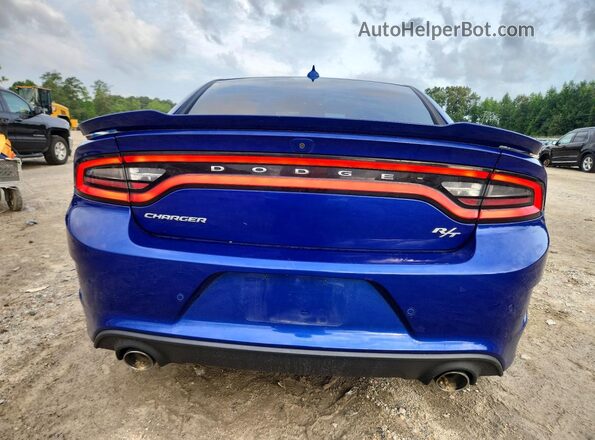 2C3CDXCT9MH553882 2021 DODGE CHARGER Blue Vista trasera