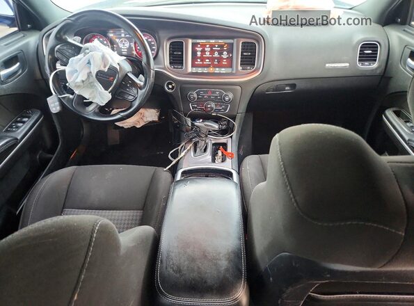 2C3CDXCT9MH553882 2021 DODGE CHARGER Blue Vista del salpicadero
