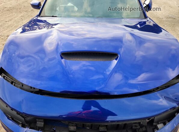 2C3CDXCT9MH553882 2021 DODGE CHARGER Blue Vista interior trasera