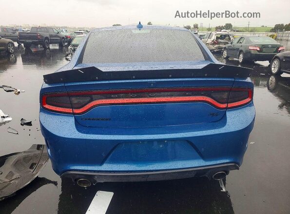 2C3CDXCT9MH629150 2021 DODGE CHARGER Blue Widok z tyłu