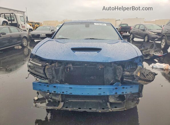 2C3CDXCT9MH629150 2021 DODGE CHARGER Blue Widok z przodu