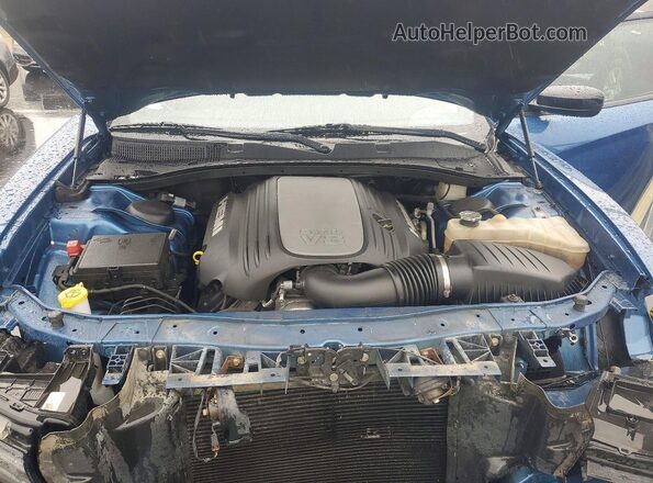 2C3CDXCT9MH629150 2021 DODGE CHARGER Blue Widok wnętrza z tyłu