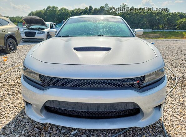 2C3CDXCT9MH638656 2021 DODGE CHARGER Silver Front view