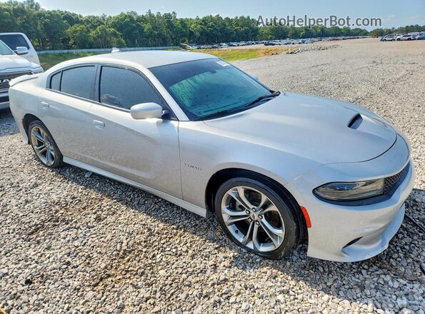 2C3CDXCT9MH638656 2021 DODGE CHARGER Silver Front right