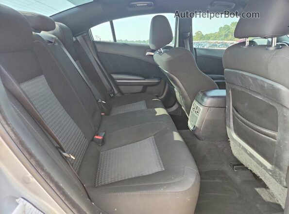 2C3CDXCT9MH638656 2021 DODGE CHARGER Silver Rear seats view