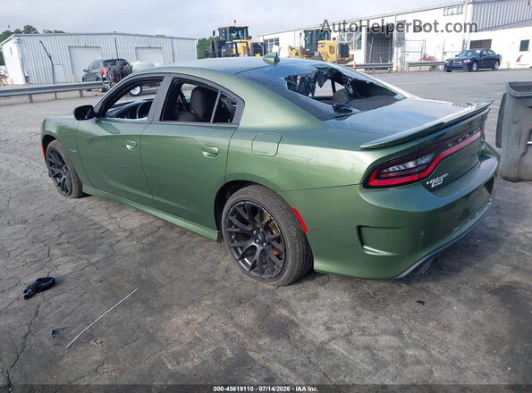 2C3CDXCT9NH165987 2022 DODGE CHARGER Green Հետևի ձախ