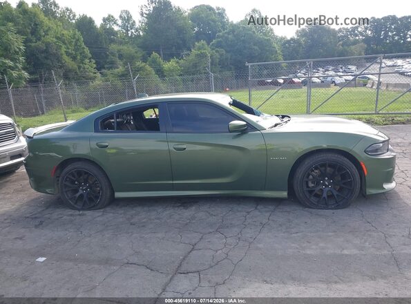 2C3CDXCT9NH165987 2022 DODGE CHARGER Green Սալոնի հետևի տեսք