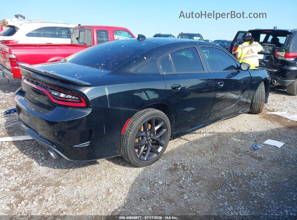 2C3CDXCT9NH183793 2022 DODGE CHARGER Black Trasero derecho