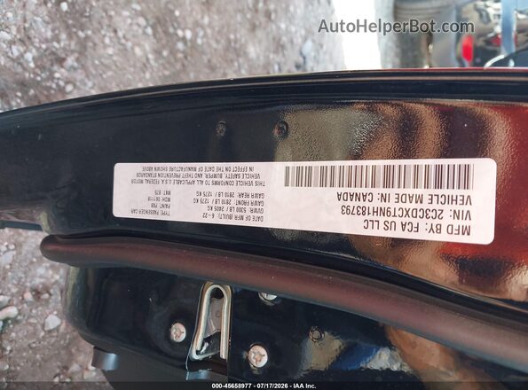 2C3CDXCT9NH183793 2022 DODGE CHARGER Black Vista del compartimento del motor