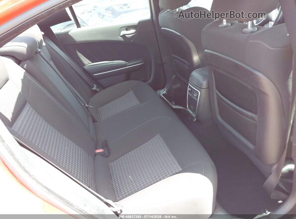 2C3CDXCT9PH604544 2023 DODGE CHARGER Orange Widok naklejki z numerem VIN