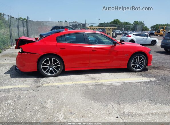 2C3CDXCT9PH604544 2023 DODGE CHARGER Orange Widok wnętrza z tyłu