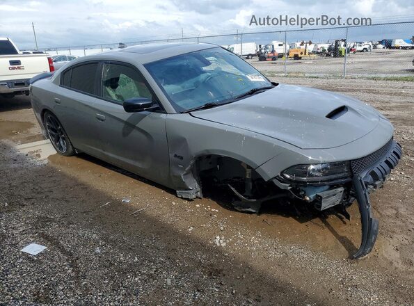 2C3CDXCT9PH701338 2023 DODGE CHARGER Charcoal წინა მარჯვენა