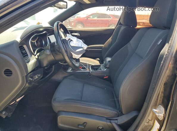 2C3CDXCTXGH188651 2016 DODGE CHARGER Черный Вид салона спереди