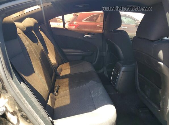 2C3CDXCTXGH188651 2016 DODGE CHARGER Черный Вид задних сидений