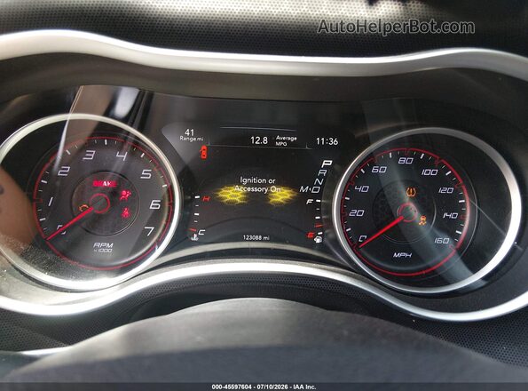 2C3CDXCTXGH302289 2016 DODGE CHARGER Gray Հետևի նստատեղերի տեսք