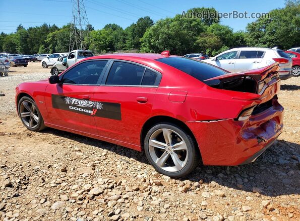 2C3CDXCTXHH634847 2017 DODGE CHARGER Red Հետևի ձախ