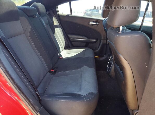 2C3CDXCTXHH634847 2017 DODGE CHARGER Red Հետևի նստատեղերի տեսք
