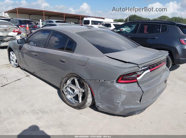2C3CDXCTXJH162400 2018 DODGE CHARGER Серый Задняя левая четверть