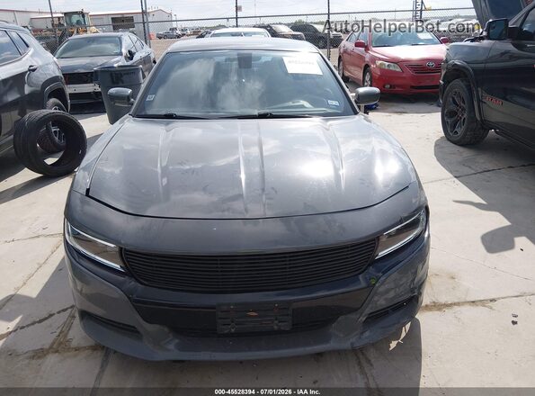 2C3CDXCTXJH162400 2018 DODGE CHARGER Серый Вид щитка приборов