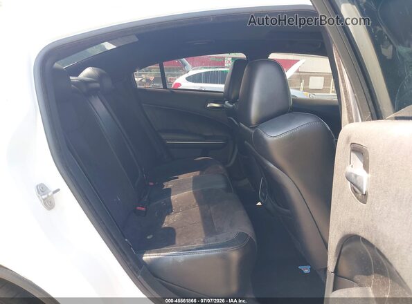 2C3CDXCTXJH186809 2018 DODGE CHARGER White Widok naklejki z numerem VIN