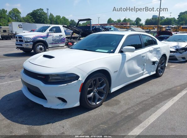 2C3CDXCTXJH186809 2018 DODGE CHARGER White Przód lewy