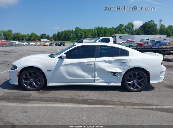 2C3CDXCTXJH186809 2018 DODGE CHARGER White Widok wnętrza 360 stopni