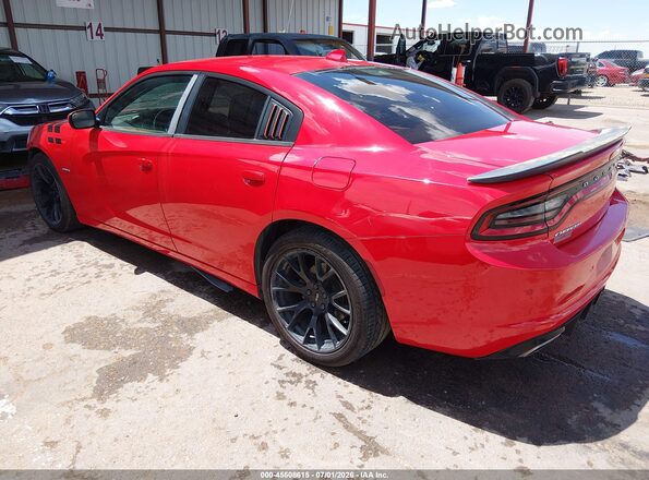 2C3CDXCTXJH209876 2018 DODGE CHARGER Red Trasero izquierdo