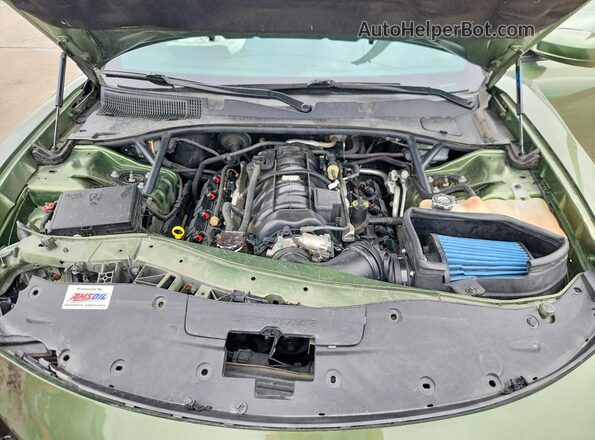 2C3CDXCTXJH235796 2018 DODGE CHARGER Green Vista interior trasera