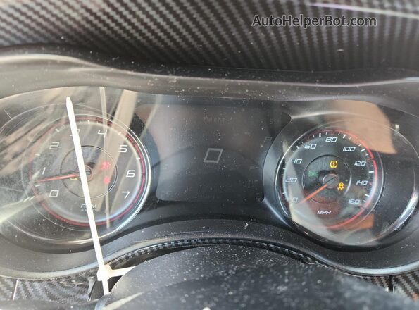 2C3CDXCTXJH295139 2018 DODGE CHARGER Gray Widok zestawu wskaźników