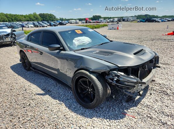 2C3CDXCTXJH295139 2018 DODGE CHARGER Gray Przód prawy