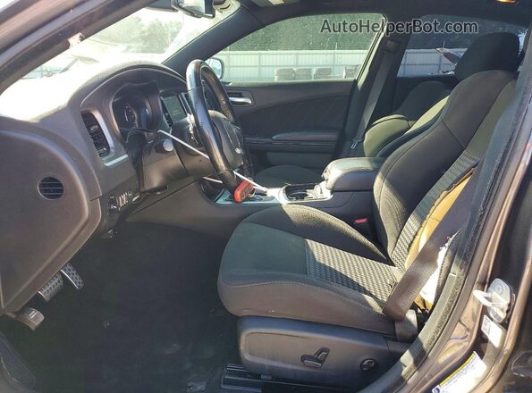 2C3CDXCTXLH133496 2020 DODGE CHARGER Серый Вид салона спереди
