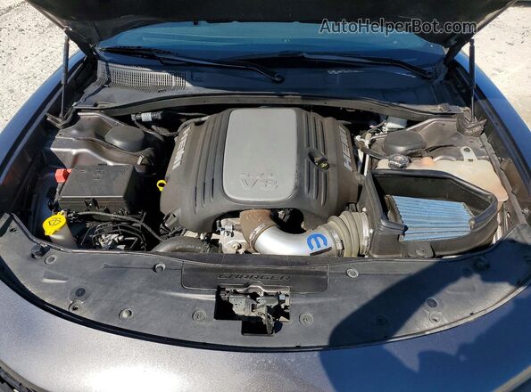 2C3CDXCTXLH133496 2020 DODGE CHARGER Серый Вид задней части салона