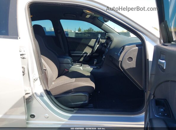 2C3CDXCTXLH188451 2020 DODGE CHARGER Silver Front interior view