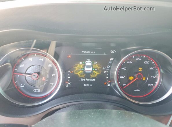 2C3CDXCTXLH200307 2020 DODGE CHARGER Серый Вид щитка приборов