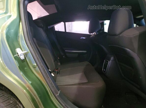 2C3CDXCTXMH656230 2021 DODGE CHARGER Green Հետևի նստատեղերի տեսք